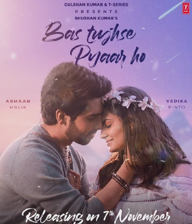 Vedika Pinto with Armaan Malik in the song 'Bas Tujhse Pyaar Ho'