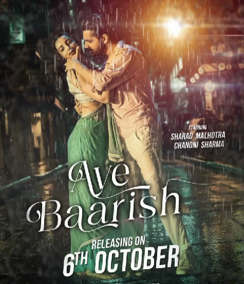 Chandni Sharma and Sharad Malhotra in the music video 'Aye Barish'