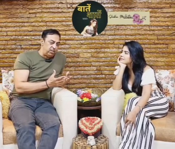 Shikha Malhotra hosting the show 'Baatein Shaatein with Shikha Malhotra'