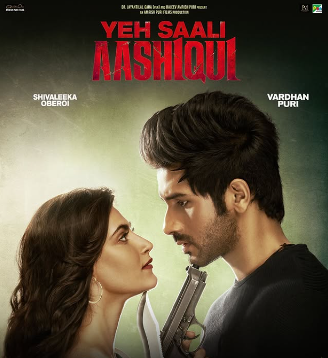 Vardhan Puri and Shivaleeka Oberoi on the poster of the film 'Yeh Saali Aashiqui'
