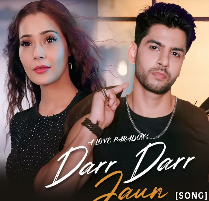 Krish Pathak with sara Khan in the music video 'Darr Darr Jaun' 