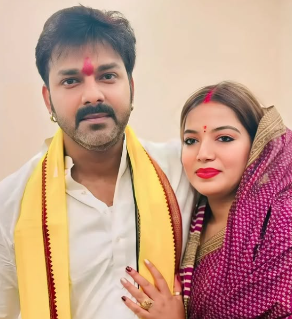 Jyoti Singh with her husband Pawan Singh