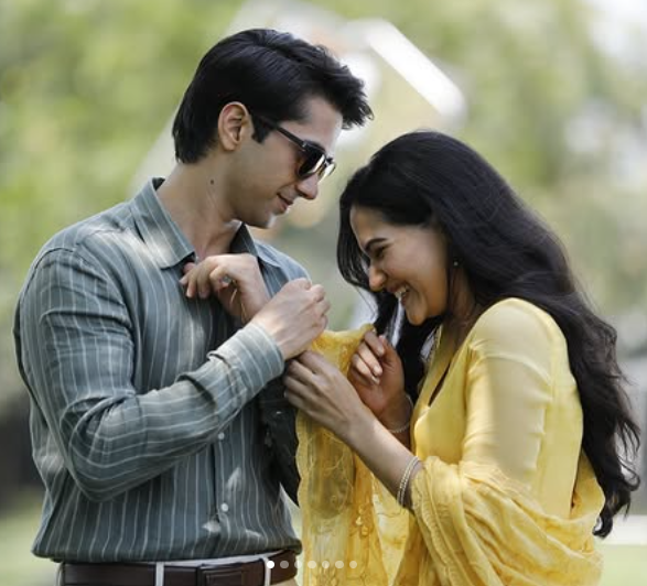 Ayesha Kaduskar and Ritik Ghanshani in a scene of the TV Series 'Bada Naam Karenge'