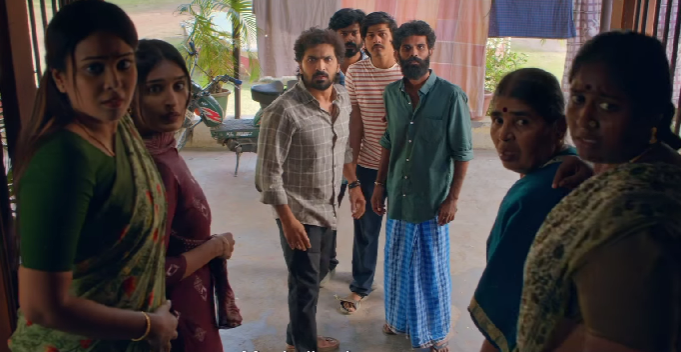 Niharika NM in a scene of the Tamil Film 'Perusu'