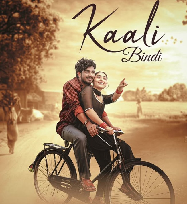 Akriti Negi with Sanju Rathod in the song 'Kaali Bindi'
