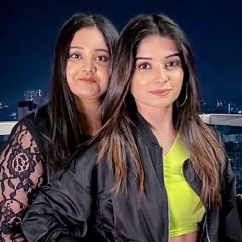 Bhavika Sharma with her mother Sangeeta Sharma