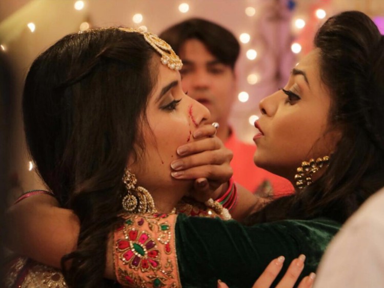Bhavika Sharma in a scene of the TV serial 'JIji Maa'