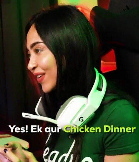 Kaashvi Hiranandani Playing PUBG (BGMI) Game