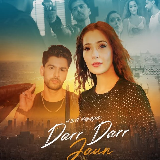 Krish Pathak with Sara Khan in the music video 'Darr Darr Jaun'