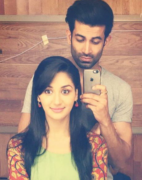Namik Paul with Nikita Dutta in the TV Serial 'Ek Duje Ke Vaaste' 