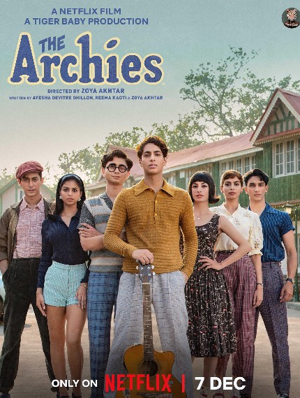 Yuvraj Menda on the poster of the Netflix film "The Archies'