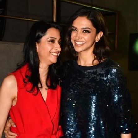 Anisha Padukone with her sister Deepika Padukone