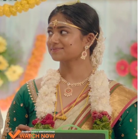 Bhoomi Shetty in a scene of the film 'Sharathulu Varthisthai'
