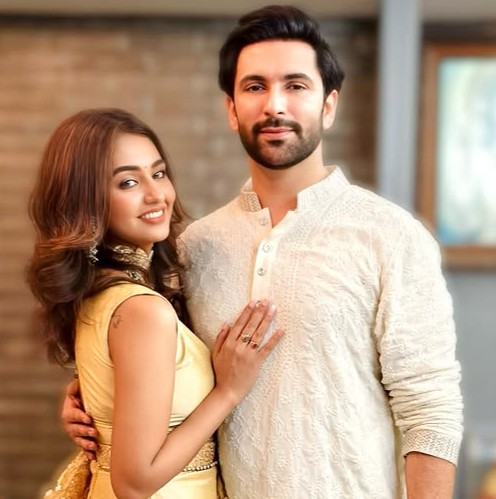 Kavita Banerjee with her fiancé Nandish Sandhu