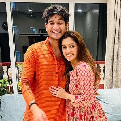 Nidhi Shah with her brother Karan Shah