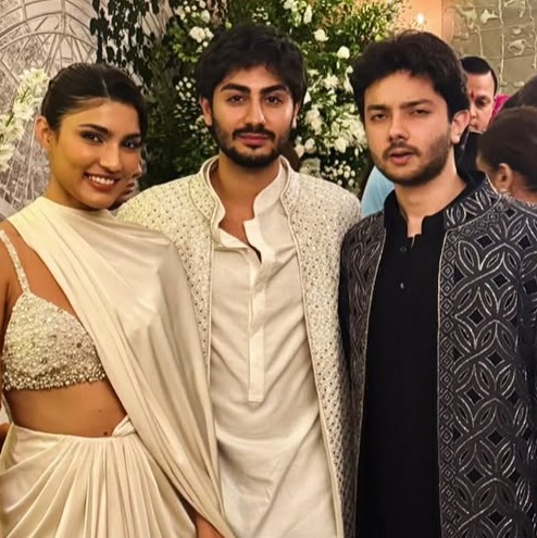 Nirvan with his Cousins Arhaan Khan and Alizeh Agnihotri