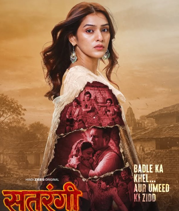 RJ Mahvash on the poster of the web series 'Satrangi'