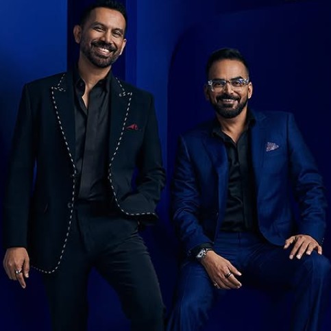 Raj Nidimoru with his co-director Krishna Dasarkothappally (DK)