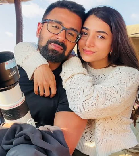 Malhaar Rathod with her husband Anubhav Bansal