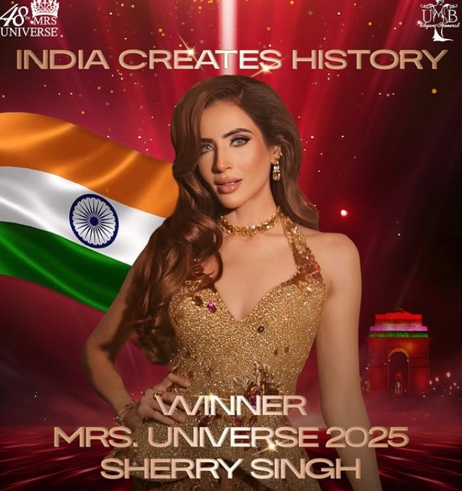 Sherry Singh, winner of 'Mrs. Universe 2025'