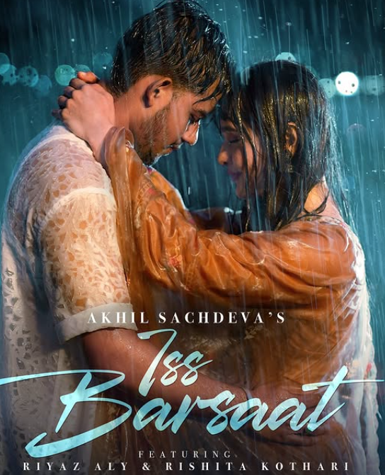 Rishita Kothari and Riyaz Ali in the music video 'Iss Barsaat'