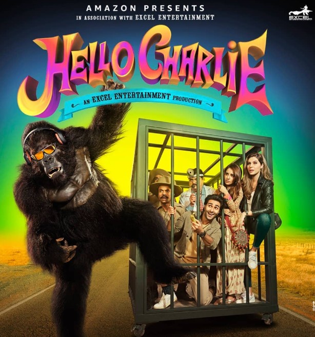 Aadar Jain on the poster of the film ' Hello Charlie"