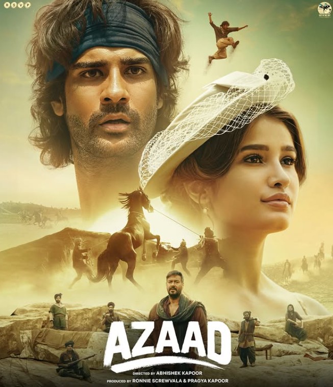Aaman Devgan on the Poster of the film 'Azaad'