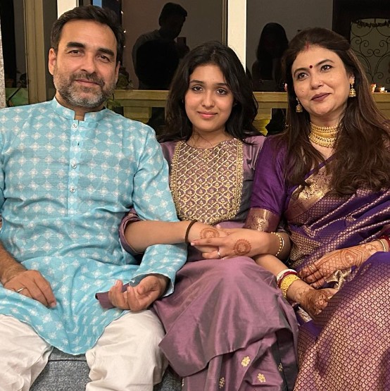 Pankaj Tripathi and Mridula Tripathi (Parents)