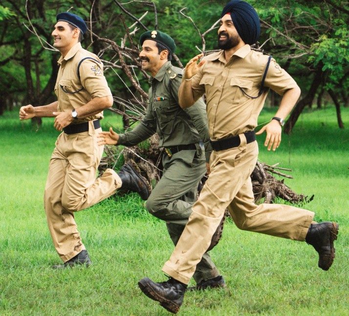 Ahan Shetty in a scene of the film 'Border 2'