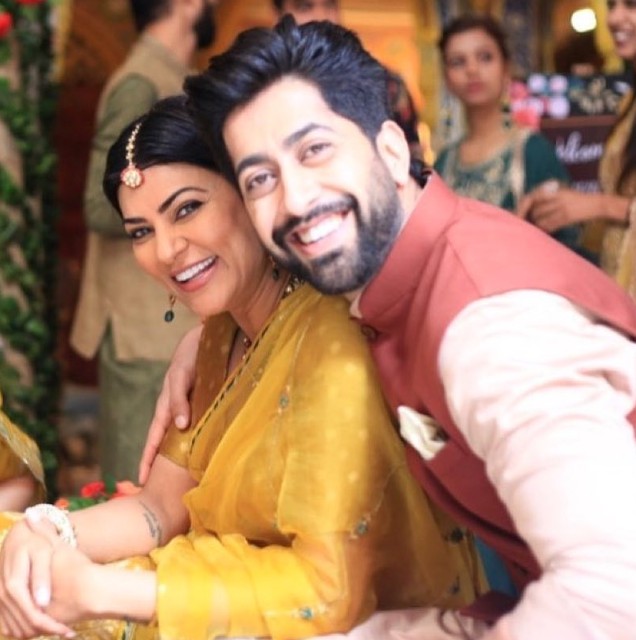 Ankur Bhatia with Sushmita Sen in a scene from the web series 'Arya'