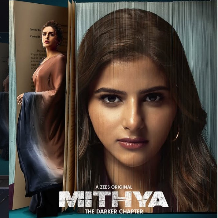 Avantika Dassani on the poster of the web series 'Mithya'