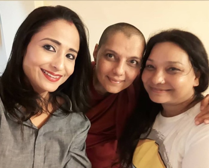 Barkha Madan with TV Show Ghar Ek Sapna's Co Star Lata Saberwal