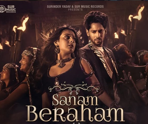 Baseer Ali with Isha Singh in the music video 'Sanam Beraham'