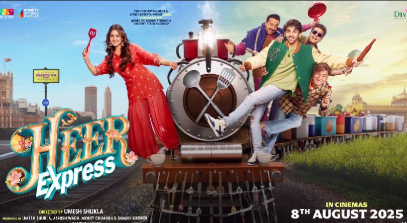 Divita Juneja on the poster of the film 'Heer Express'