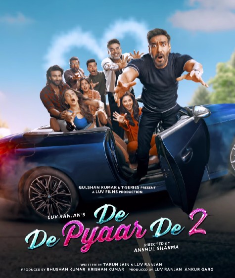 Meezaan Jafri on the poster of the film 'De De Pyaar De 2'