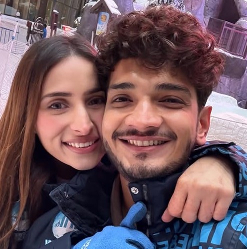 Munawar Faruqui with his Wife Mehjabeen Coatwala