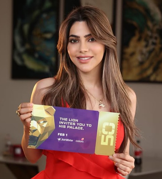 Nikki Tamboli in the reality show 'The 50'