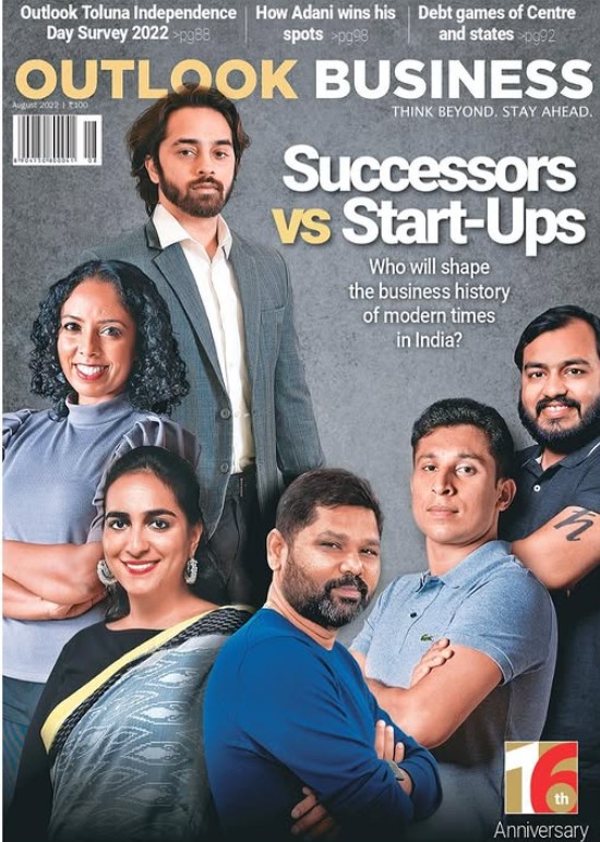 Nirvaan Birla on the cover of Business magazine