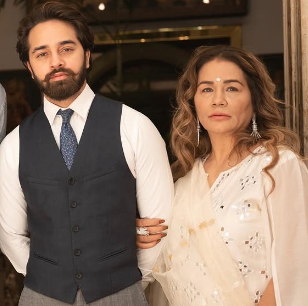 Nirvaan Birla with his mother Avanti Birla
