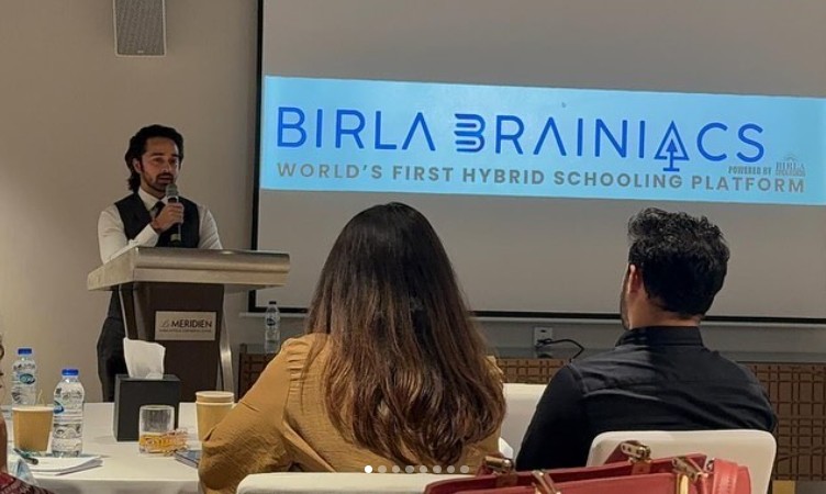 Nirvaan Birla at the Birla Brainiacs LLP event