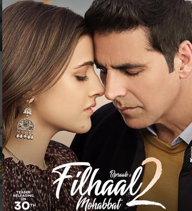 Nupur Sanon and Akshay Kumar in the music video 'Filhaal 2'