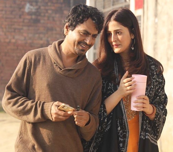Nupur with her co-star from the film 'Noorani Chehra'