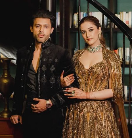 Nupur Sanon with her husband Stebin Ben