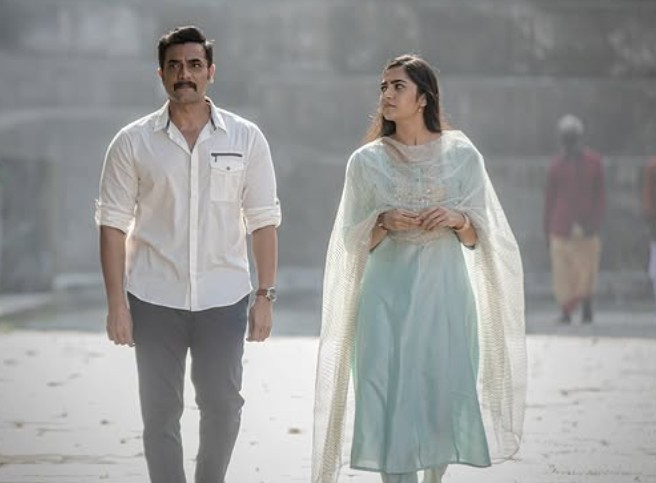 Rukmini Vasanth and Sriimurali in the film 'Bagheera'