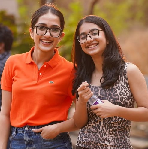 Sakshi Khadolkar with her Sister Disha Mhadolkar