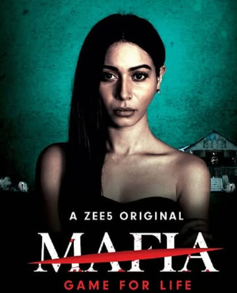 Madhurima Roy on the poster of the web series 'Mafia'