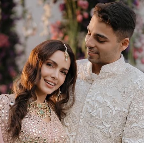 Shazahn Padamsee with her husband
