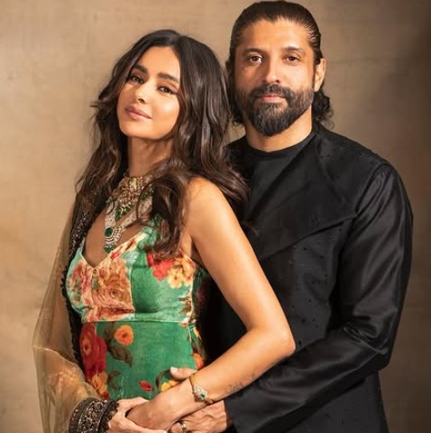 Shibani Dandekar with her husband Farhan Akhtar