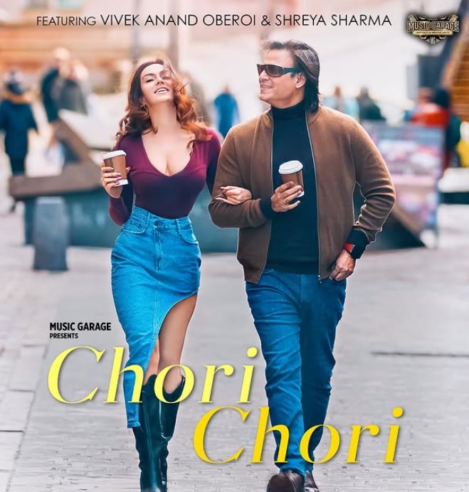 Shreya Sharma with Vivek Obreoi in the music video 'Chori Chori'