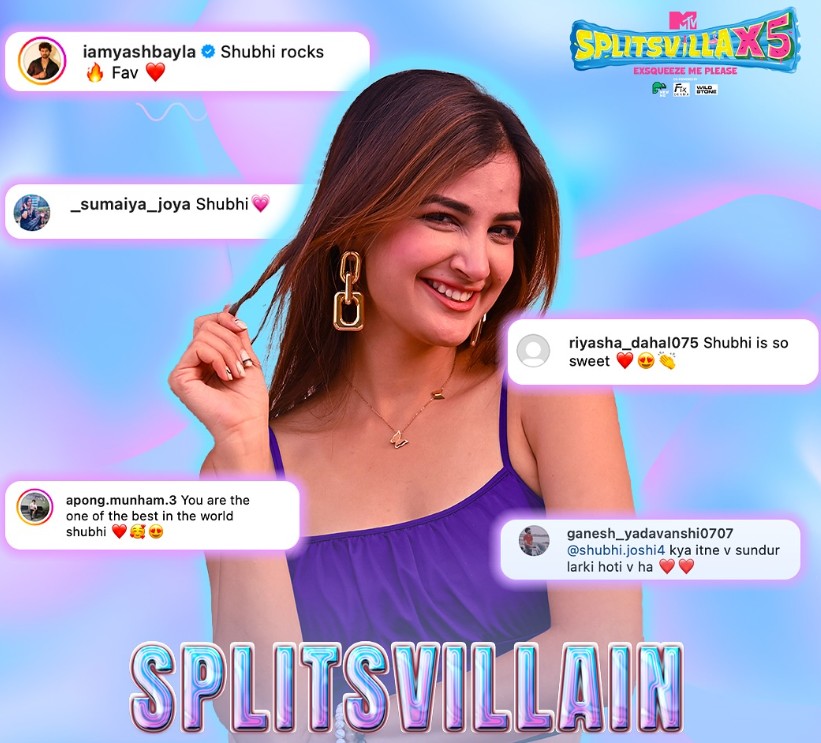 Shubhi Joshi in the reality show 'MTV Splitsvilla X5'